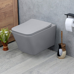 Զուգարանակոնք ներկառուցվող GEMMA 006gr, 350x520x330 մմ, Մատվի մոխրագույն (ԿՈԴ 17130)