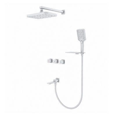 Ցնցուղի հավաքածու ներկառուցվող VIEIR V473063-F Սպիտակ (ԿՈԴ 18160) Ցնցուղի հավաքածու ներկառուցվող VIEIR V473063-F Սպիտակ (ԿՈԴ 18160)