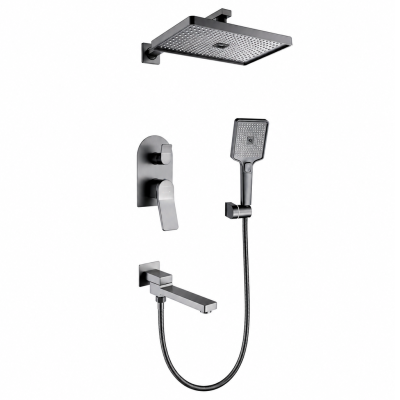 Ցնցուղի հավաքածու ներկառուցվող HansenPRO HL36099-P Գրաֆիտ (ԿՈԴ 18220)