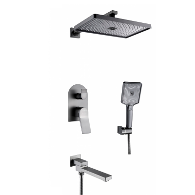 Ցնցուղի հավաքածու ներկառուցվող HansenPRO HL36099-P Գրաֆիտ (ԿՈԴ 18220)