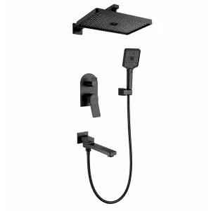 Ցնցուղի հավաքածու ներկառուցվող HansenPRO HL36099-C Սև (ԿՈԴ 18221)
