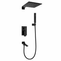 Ցնցուղի հավաքածու ներկառուցվող HansenPRO HL36095-C Սև (ԿՈԴ 18239)
