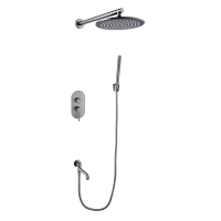 Ցնցուղի հավաքածու ներկառուցվող HansenPRO HL36098-P Գրաֆիտ (ԿՈԴ 18258)
