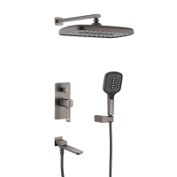 Ցնցուղի հավաքածու ներկառուցվող GANZER GZ12165-Q Գրաֆիտ (ԿՈԴ 18367)