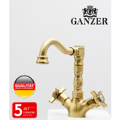 Լվացարանի ծորակ GANZER GZ15013-D Բրոնզ (ԿՈԴ 18382)