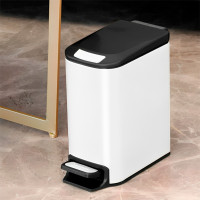 Աղբարկղ մետաղական 6 լիտր MA-1031 Սպիտակ (ԿՈԴ 16588)