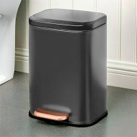 Աղբարկղ մետաղական 6 լիտր MA-1035 Գրաֆիտ անփայլ (ԿՈԴ 16592)