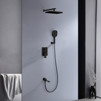 Ցնցուղի հավաքածու ներկառուցվող GANZER GZ05165-C Սև (ԿՈԴ 13319)