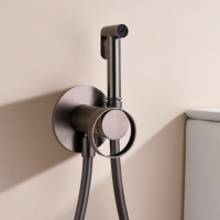 Ներկառուցվող խառնիչ հիգիենիկ ցնցուղով GANZER GZ19157-Q Գրաֆիտ (ԿՈԴ 13382)