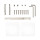 Դռան բռնակ Code Deco Slim H-30111-A-BLM/B 31637 Սև (ԿՈԴ 13237)