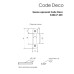 Դռան փական ֆիքսացիայով Code Deco 5300-P-WC-AB 31299 Անտիկ (ԿՈԴ 13593)