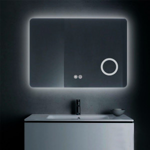 Հայելի Led լուսավորմամբ սենսորային անջատիչով և տաքացուցիչով LM-131A, 800x600 մմ (ԿՈԴ 15907)