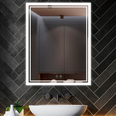 Հայելի Led լուսավորմամբ սենսորային անջատիչով և տաքացուցիչով LM-115A, 600x800 մմ (ԿՈԴ 15908) Հայելի Led լուսավորմամբ սենսորային անջատիչով և տաքացուցիչով LM-115A, 600x800 մմ (ԿՈԴ 15908)