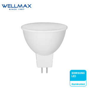 LED լամպ Wellmax SPOTLIGHT 05W MR16 GU5.3 4000K 120 աստիճան պտտվող (ԿՈԴ 14730)
