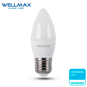 LED լամպ Wellmax CANDLE 8W C37 E27 4000K (ԿՈԴ 14763)