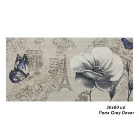 Սալիկ պատի NC 30x60 սմ Paris Gray Decor 61883 (ԿՈԴ 14800)