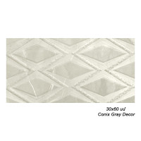Սալիկ պատի NC 30x60 սմ Conix Gray Decor 03566 (ԿՈԴ 14820)