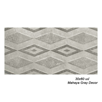 Սալիկ պատի NC 30x60 սմ Mahaya Gray Decor 04180 (ԿՈԴ 14832)