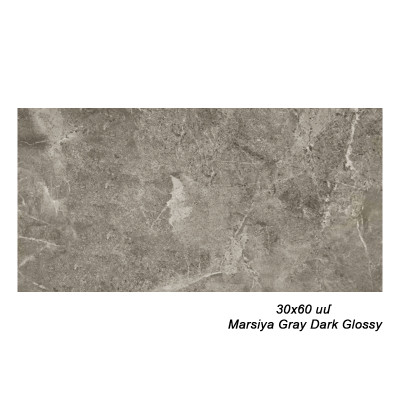 Սալիկ պատի SI 30x60 սմ Marsiya Gray Dark Glossy 67713 (ԿՈԴ 14844)