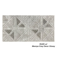 Սալիկ պատի SI 30x60 սմ Marsiya Gray Decor Glossy 67714 (ԿՈԴ 14845)