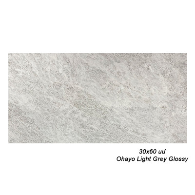 Սալիկ պատի 30x60 սմ Ohayo Light Grey Glossy 90944 (ԿՈԴ 14901)