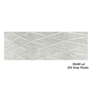 Սալիկ պատի SI 30x90 սմ Elit Gray Rustic 67279 (ԿՈԴ 14923)