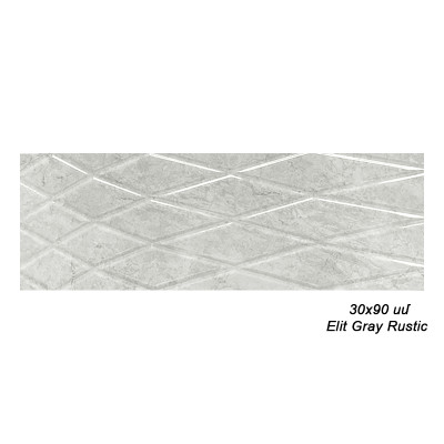 Սալիկ պատի SI 30x90 սմ Elit Gray Rustic 67279 (ԿՈԴ 14923)