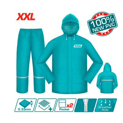 Անձրևի թիկնոց տաբատով XXL TOTAL THTRS031.XXL (ԿՈԴ 15153)