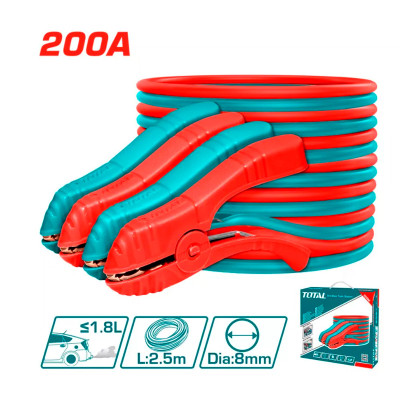 Մեքենայի մարտկոցի լիցքավորման լար TOTAL PBCA12001 (ԿՈԴ 15481) 