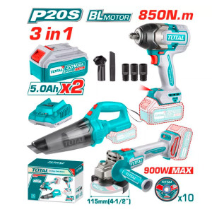 Կոմբո հավաքածու մարտկոցային գայկավյորտ, փոշեկուլ, ԱՀՄ TOSLI240789 (ԿՈԴ 15672)