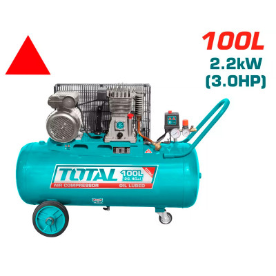 Կոմպրեսատոր 2200W 100լ TOTAL TC1301006 (ԿՈԴ 15679)