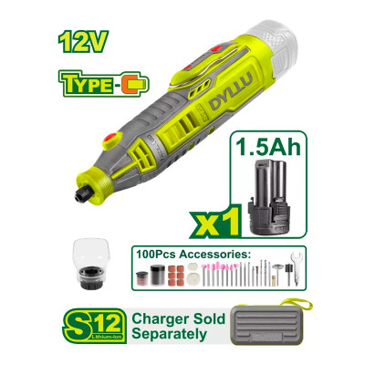 Մարտկոցային հղկող մեքենա DYLLU DTRY1M121 12Վ (ԿՈԴ 15737)