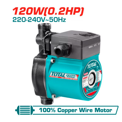 Ջրի պոմպ ցիրկուլային 120W 8m 23 L/min TOTAL TSCM120 (ԿՈԴ 15792)