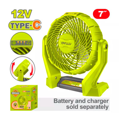 Օդափոխիչ մարտկոցային 12Վ DYLLU DTLF1507 (ԿՈԴ 15945)
