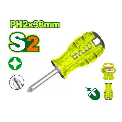 Խաչաձև պտուտակահան DYLLU DTSDB221 PH2x38մմ (ԿՈԴ 16722)