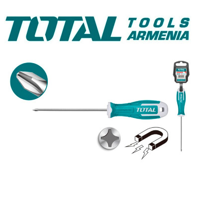 Պտուտակահան խաչաձև PH3x150մմ TOTAL THT26PH3150 (ԿՈԴ 16724)