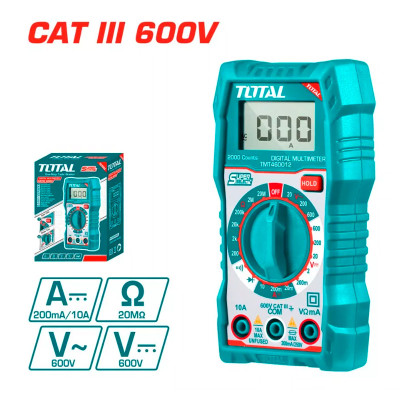 Մուլտիմետր թվային TOTAL TMT460012 (ԿՈԴ 16273)