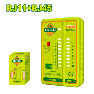 Ցանցային լարի տեստեր DYLLU DTTP9501 2P-8P (ԿՈԴ 16281)