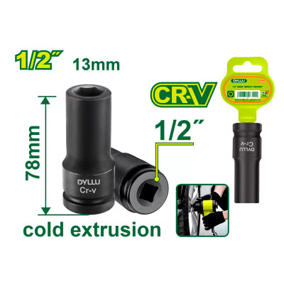 Խորը հարվածային գլխիկ 1-2'' DYLLU DTMS3213 13մմ (ԿՈԴ 16337)