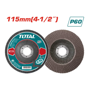 Հղկաթուղթ շերտավոր P60 115մմ TOTAL TAC631152 (ԿՈԴ 14294)