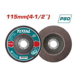 Հղկաթուղթ շերտավոր P80 115մմ TOTAL TAC631153 (ԿՈԴ 14295)