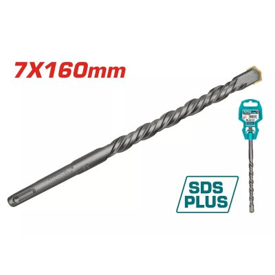 Հորատիչի գայլիկոն SDS Plus 7x160մմ TOTAL TAC310702 (ԿՈԴ 14431)