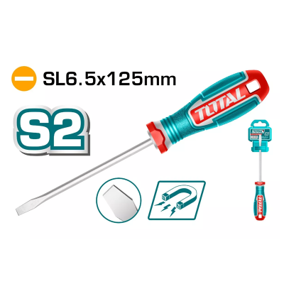 Պտուտակահան տափակ SL6.5x125մմ TOTAL TSDSL6125 (ԿՈԴ 14491)