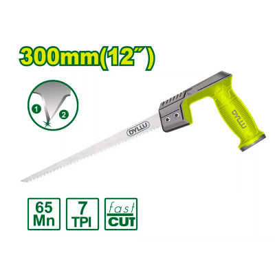 Կորաձև կտրող ձեռքի սղոց DYLLU DTHW6G12 300մմ (ԿՈԴ 14996)