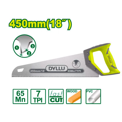 Ձեռքի սղոց DYLLU DTHW8G18 450մմ (ԿՈԴ 15014)