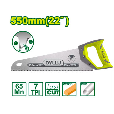 Ձեռքի սղոց DYLLU DTHW8G22 550մմ (ԿՈԴ 15016)