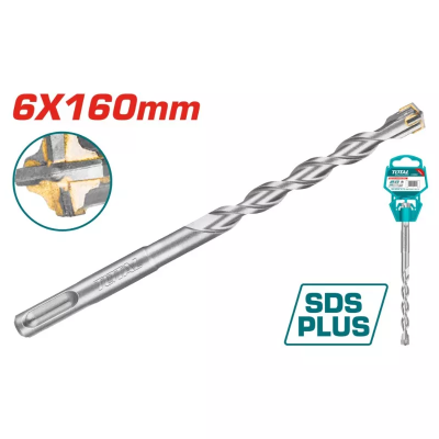 Հորատիչի գայլիկոն SDS Plus 6x160մմ TOTAL TAC310602C (ԿՈԴ 14282)
