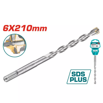 Հորատիչի գայլիկոն SDS Plus 6x210մմ TOTAL TAC310603C (ԿՈԴ 14283)