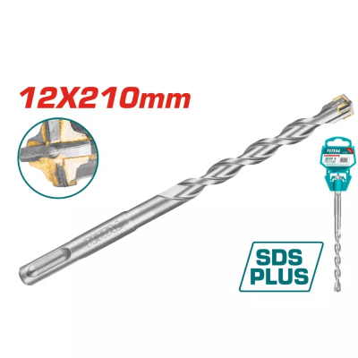 Հորատիչի գայլիկոն SDS Plus 12x210մմ TOTAL TAC311201C (ԿՈԴ 14285)
