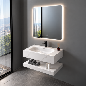 Լվացարան հայելիով և դարակով, 60սմ, La Maria J1026-60 (ԿՈԴ՝ 18616) Լվացարան հայելիով և դարակով, 60սմ, La Maria J1026-60 (ԿՈԴ՝ 18616)